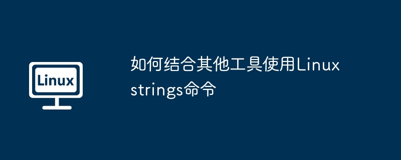 如何结合其他工具使用linux strings命令