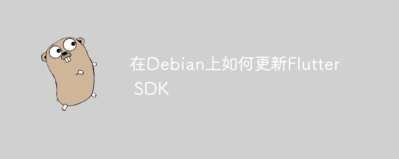 在debian上如何更新flutter sdk