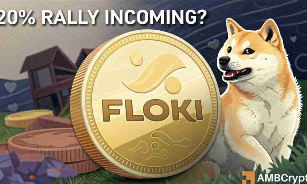 在市场正在进行的恢复中，floki inu（floki）形成了看涨的价格行动模式