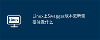 Linux上Swagger版本更新需要注意什么