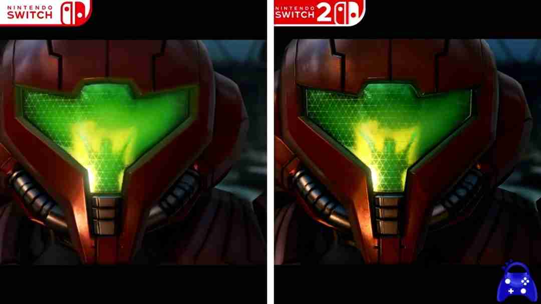 《银河战士prime 4》switch 2版展示、switch和switch 2版画面对比