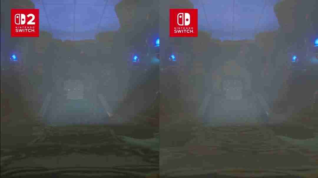 要买升级包吗？《塞尔达传说》switch 2和1画质对比