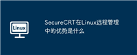 SecureCRT在Linux远程管理中的优势是什么