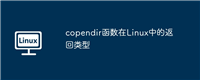 copendir函数在Linux中的返回类型