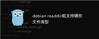 debian readdir能支持哪些文件类型