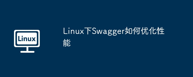 linux下swagger如何优化性能