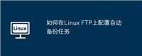 如何在Linux FTP上配置自动备份任务