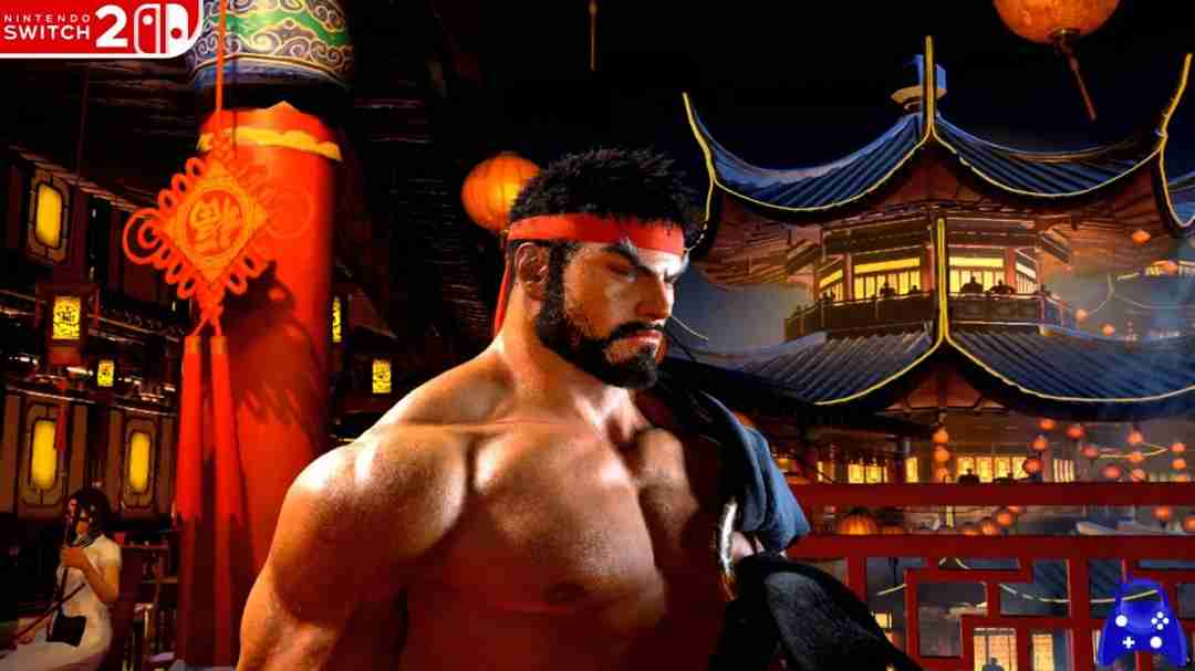 《街头霸王6》ps4、switch2、ps5画面对比视频