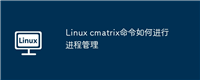 Linux cmatrix命令如何进行进程管理