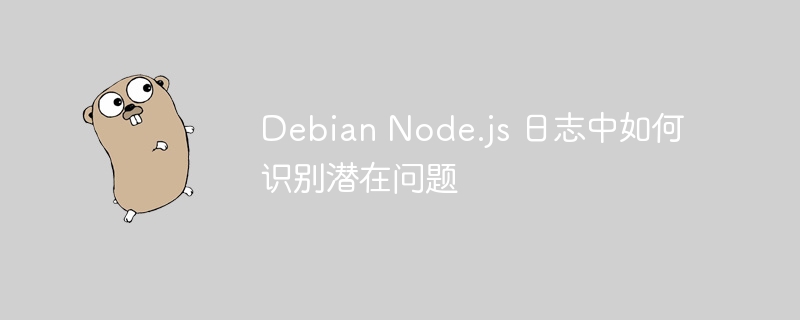 debian node.js 日志中如何识别潜在问题