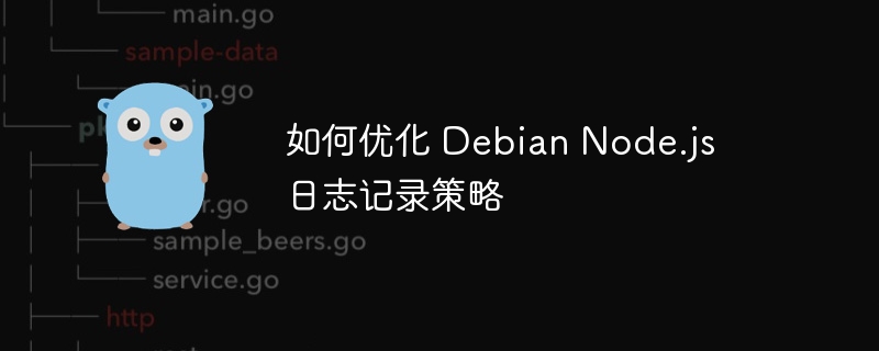 如何优化 debian node.js 日志记录策略