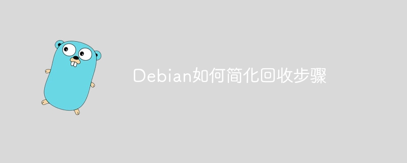 debian如何简化回收步骤