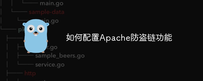 如何配置apache防盗链功能