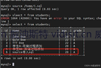 数据库SQL脚本文件导入到mysql数据库的两种方式
