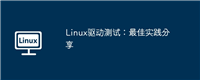 Linux驱动测试:最佳实践分享