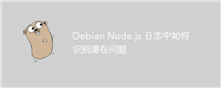Debian Node.js 日志中如何识别潜在问题