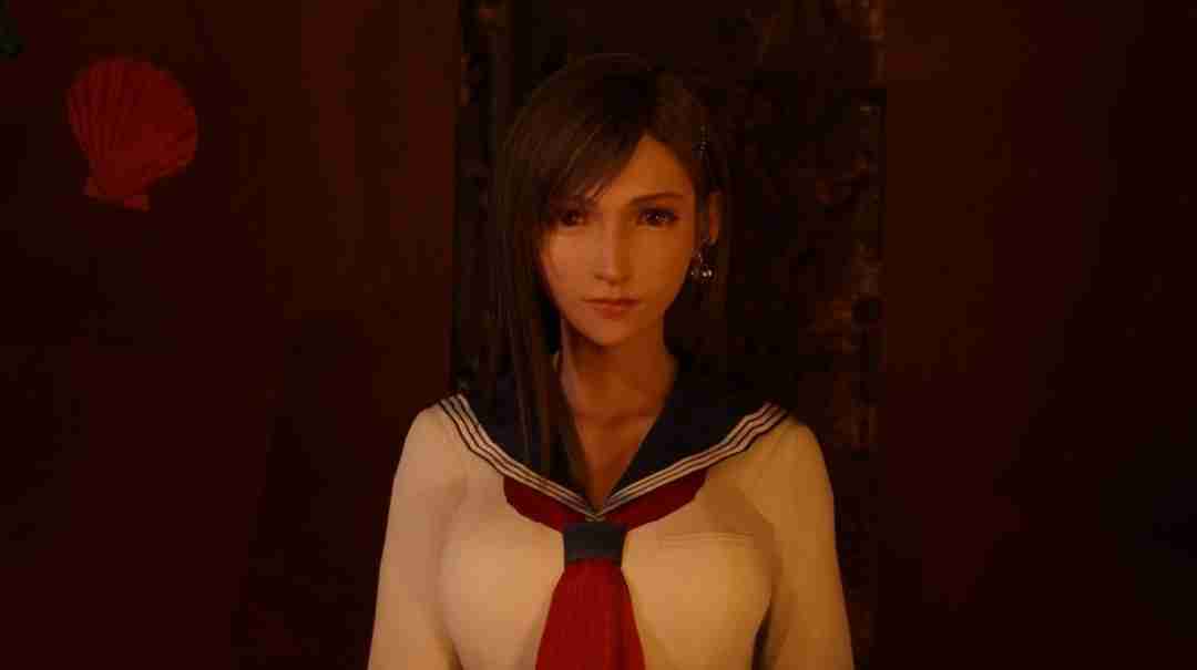 《最终幻想7:重生》新服装mod 蒂法穿高中校服清纯