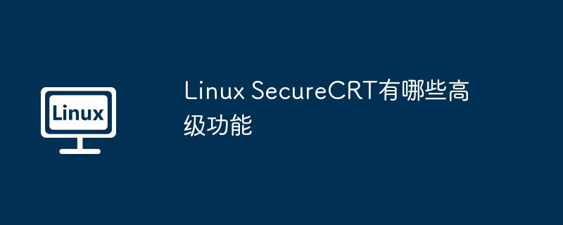 linux securecrt有哪些高级功能