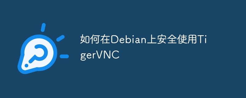 如何在debian上安全使用tigervnc