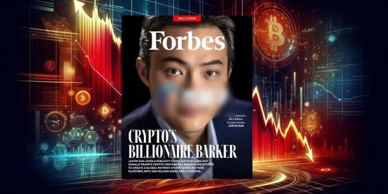 孙宇晨登《福布斯》杂志封面！币圈人士登上加密货币市场必跌吗？