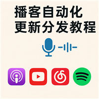 播客自动化更新分发教程