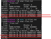 linux文件时间戳的更新方式