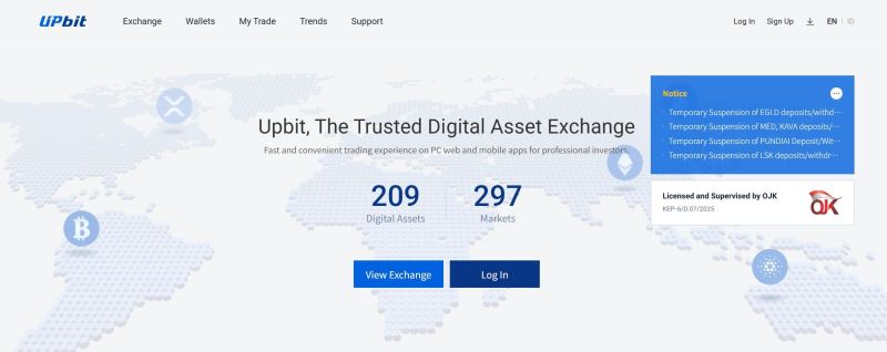 upbit 印度尼西亚