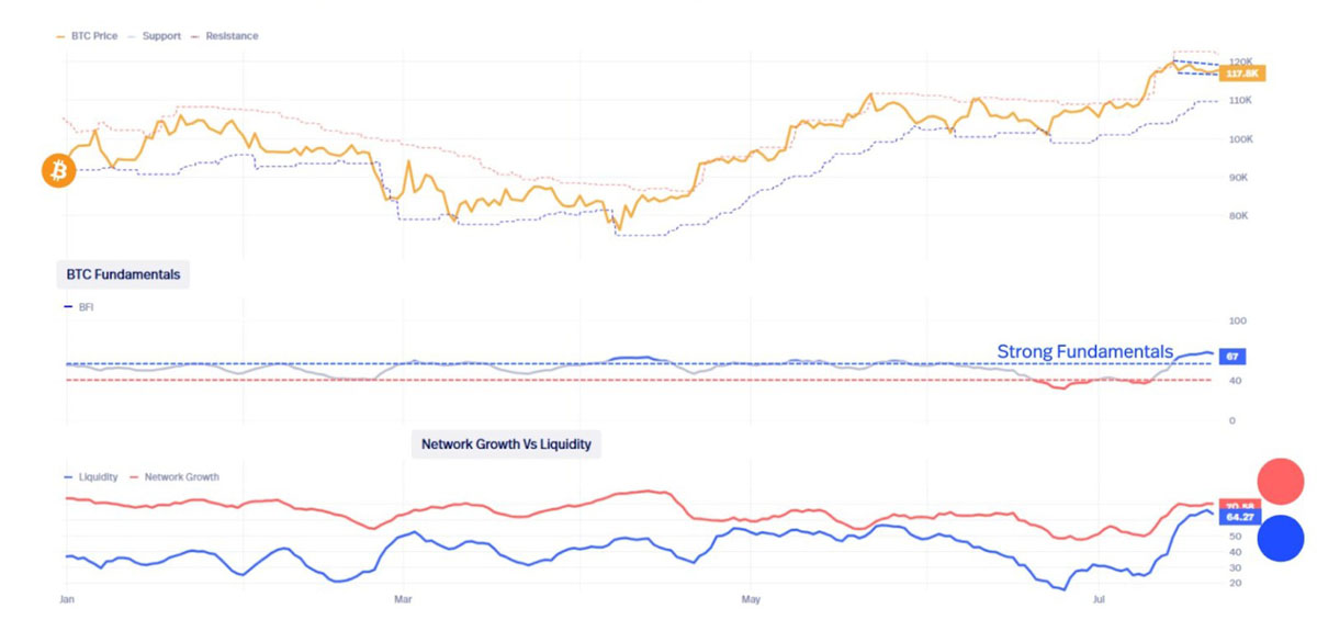 比特币12.3万美元这不是顶部:分析师bitcoin vector指出btc有望突破更高