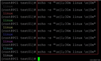 Linux如何更改echo的输出颜色