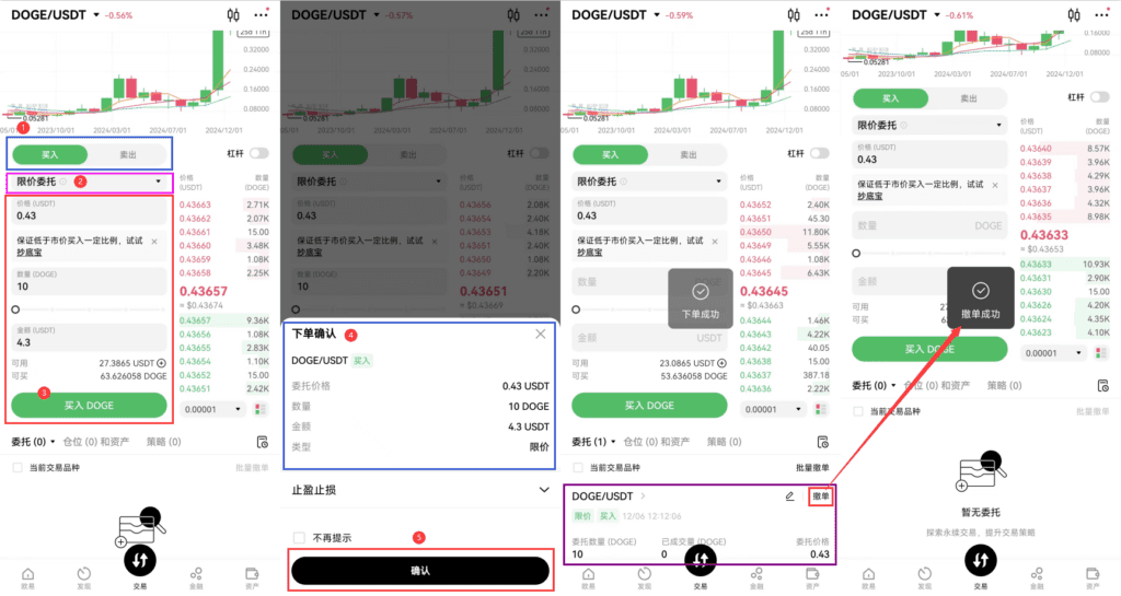 欧易okx交易所购买doge狗狗币的几个方式汇总