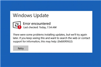 部分用户反馈:Win10 LTSB 2016更新失败提示错误代码0x800F0922