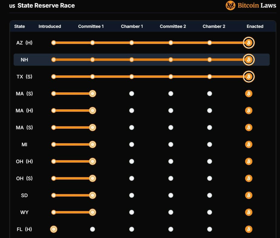 佛州仅比特币达标
