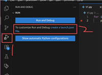 python&nbsp;run和debug程序的操作过程