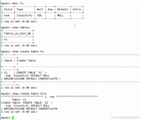 MySQL常用的查看命令速查表(附详细代码)