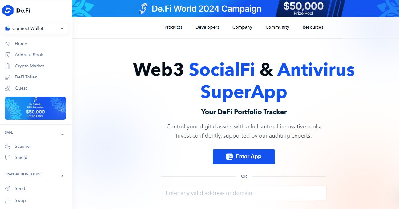 de.fi 深入解析：投资组合追踪、交易及安全利器