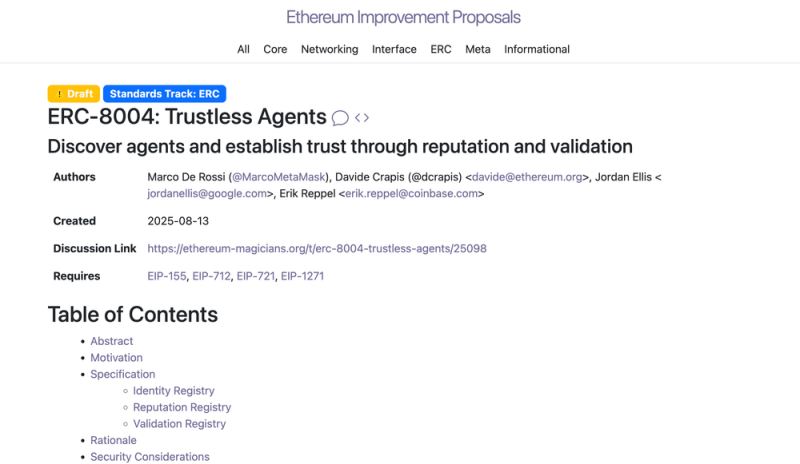 erc-8004是什么？