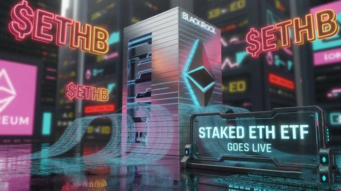 贝莱德质押以太坊etf正式上线:ethb能否帮助以太坊跑赢比特币?