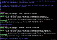 Centos7配置阿里云yum源及epel源过程