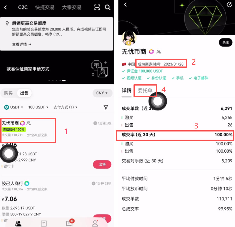 欧易okx如何卖出usdt变现到银行卡？_图3