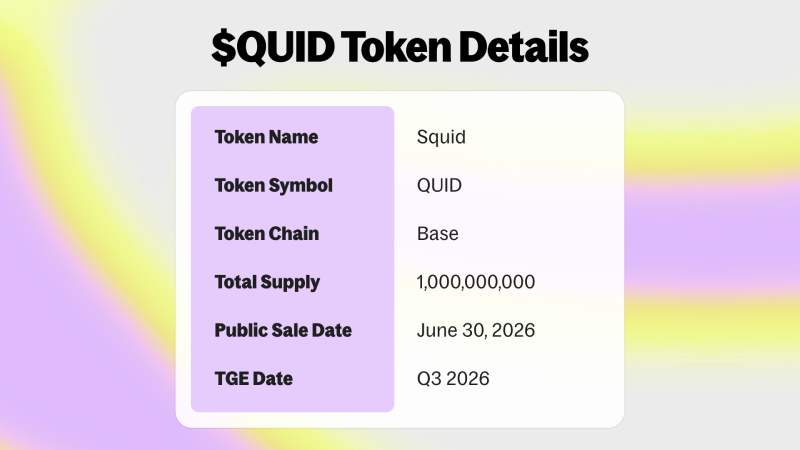 squid(quid)币值得投资吗