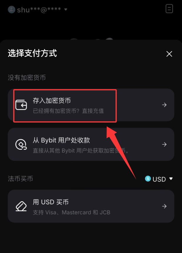 第一步:在bybit获取充值地址_图2