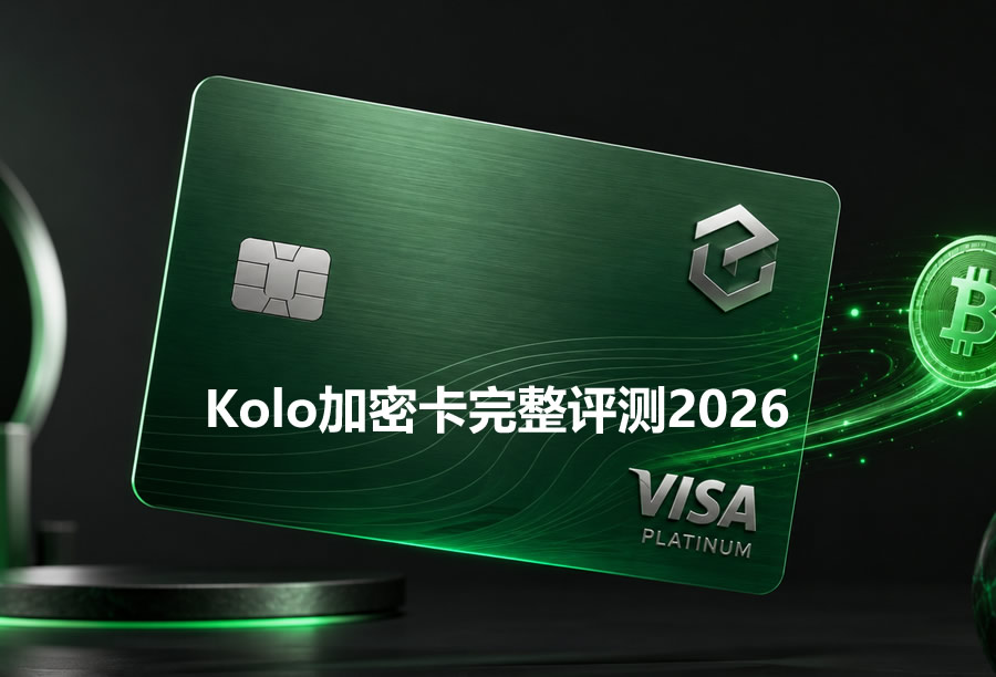 kolo加密卡完整评测2026:费用、2% btc返现与开卡教程