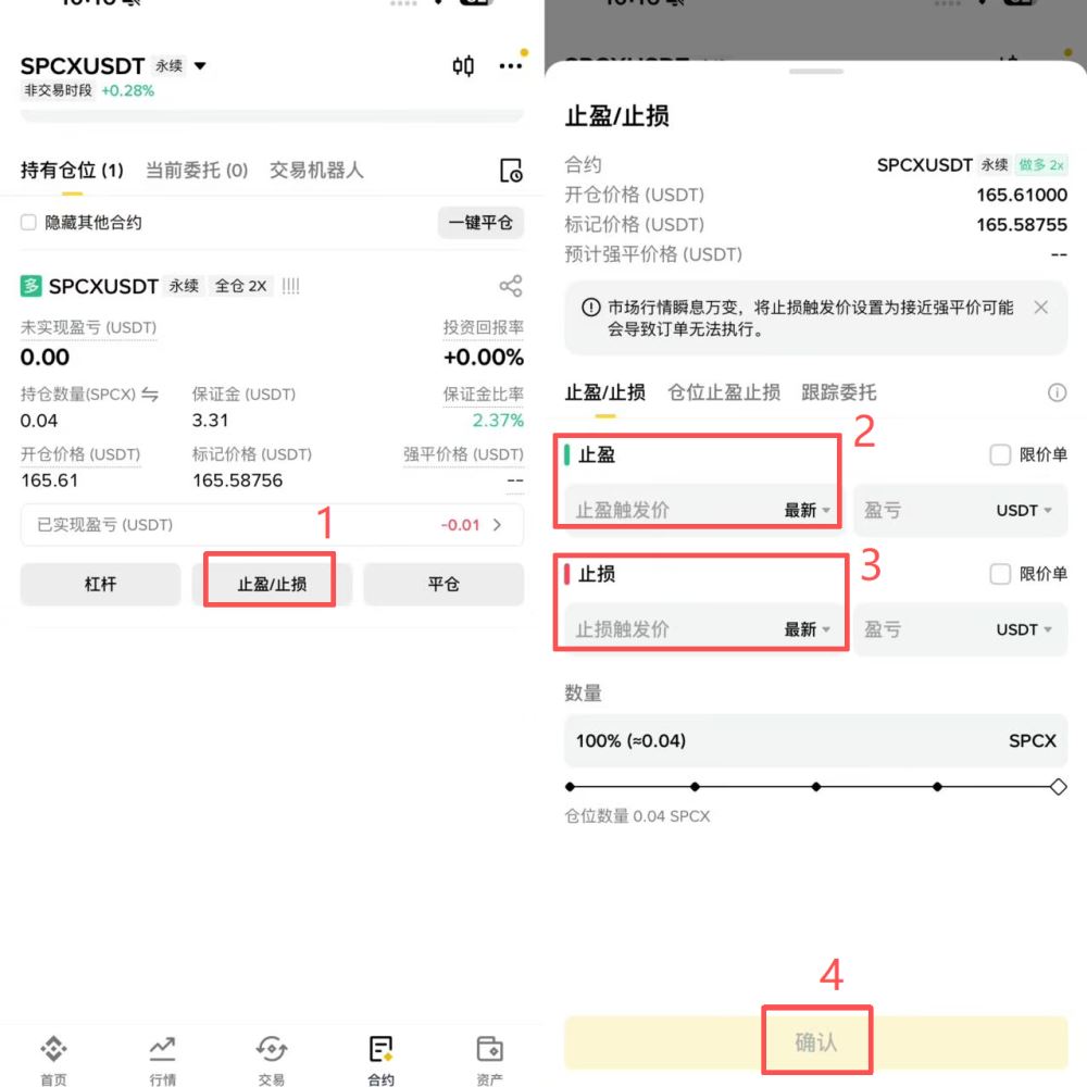 怎么设置止盈止损?