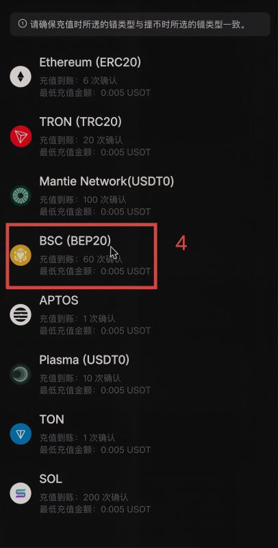 币安提币到bybit,选bsc网络手续费不到一毛钱_图3