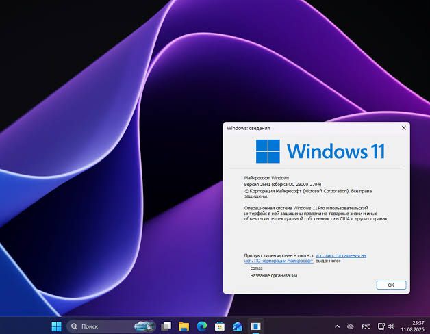 32GB+内存PC可运行更大规模本地AI! Win11 26H1推送28000.2704(KB5121000)更新