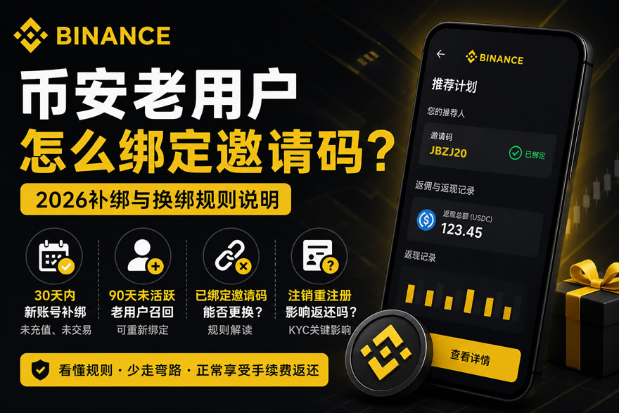 必安老用户怎么绑定邀请码?2026补绑与换绑规则说明