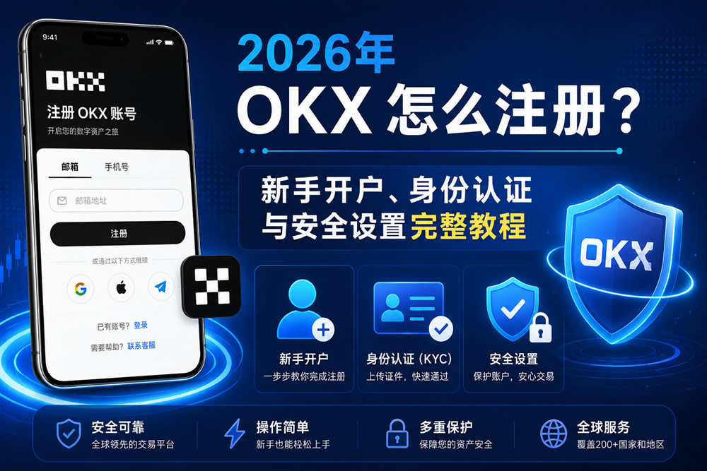 2026年okx怎么注册?欧意新手开户与安全设置完整教程