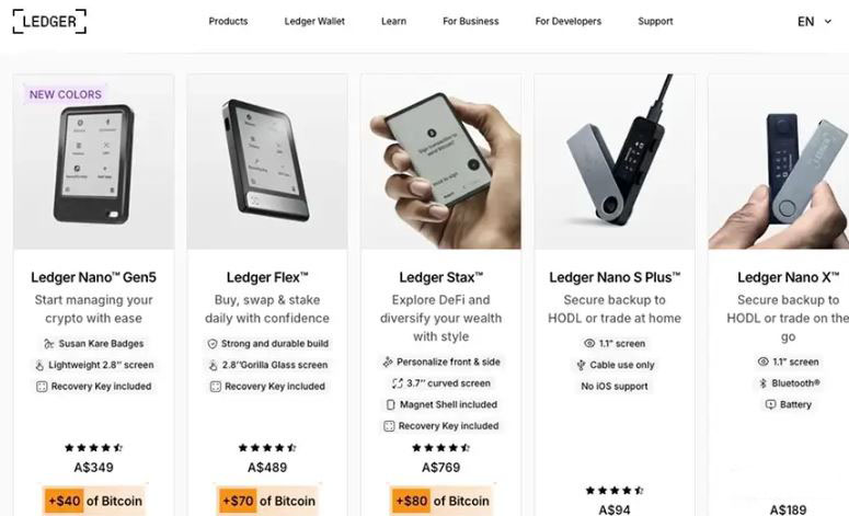 8. ledger,硬件钱包的行业标杆