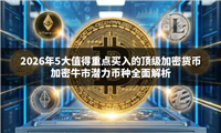 2026年5大值得重点买入的顶级加密货币:加密牛市潜力币种全面解析