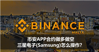 币安APP合约做多做空三星电子(Samsung)怎么操作？2026完整操作教程
